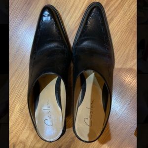 90’s leather mules